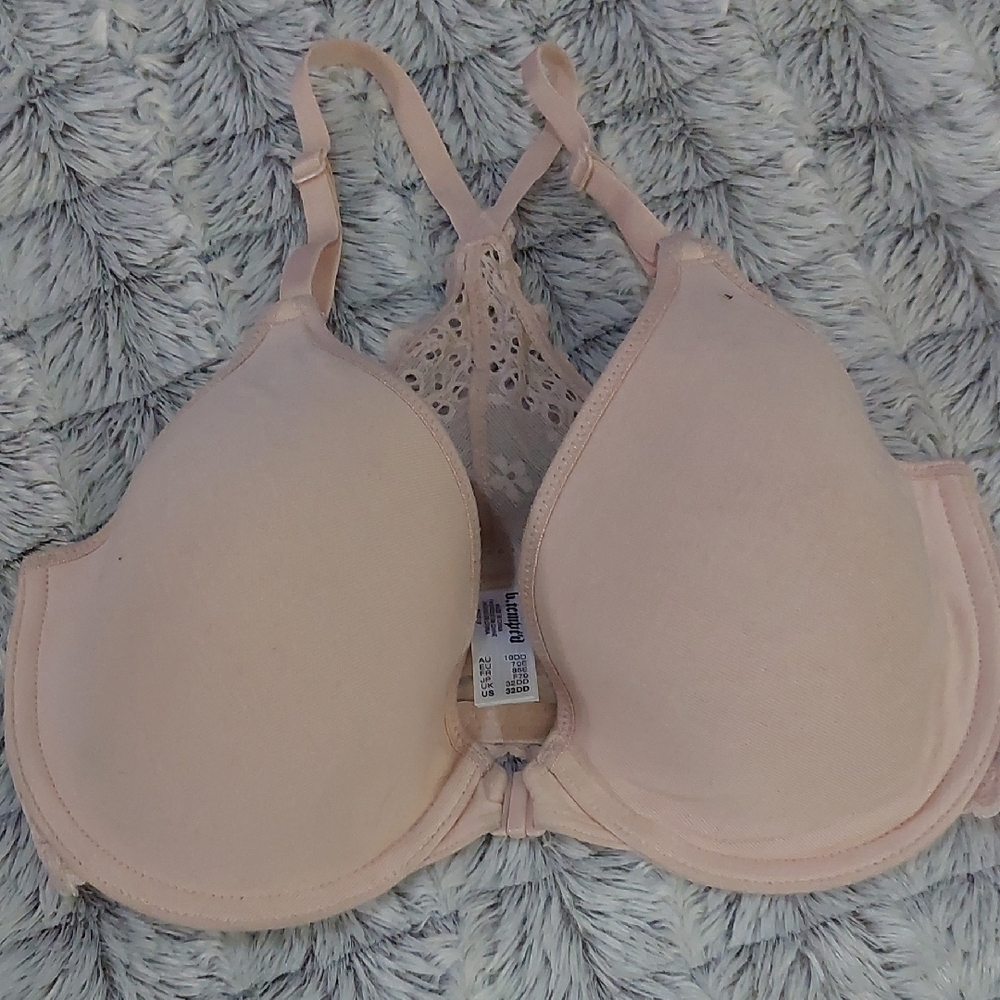 Nwot B. TEMPETED 32DD PINK Lace Racerback‎ Bra